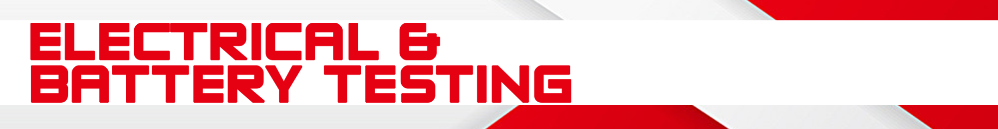 Electrical and Battery Testing