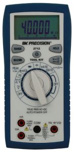 BK Precision 2712 True RMS AC + DC Tool Kit Digital Multimeter