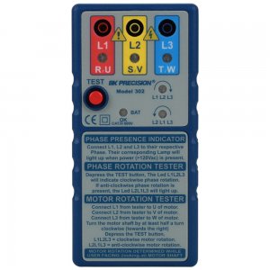 BK Precision 302 Phase & Motor Rotation Meter
