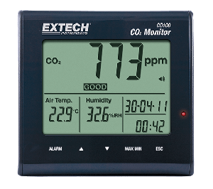 Extech CO100 Desktop Indoor Air Quality CO₂